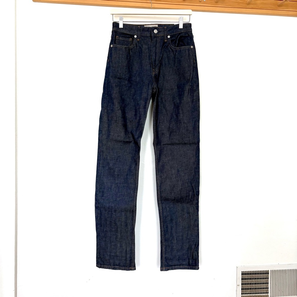 Everlane Blue Straight Jeans Classic Style 28 high rise